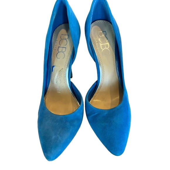 BCBG Heels Paris Generation LT Blue Turquoise Suede Women’s US Size 7.5… - Picture 4 of 11